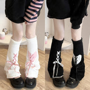 Lolita Bow Leg Warmers for Women