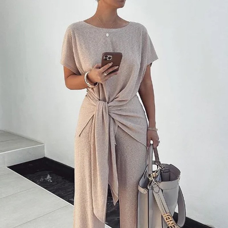 Fashionable Knitted Suit Pants for Women