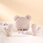 Winter Knit Set for Kids: Hat, Gloves, and Suit