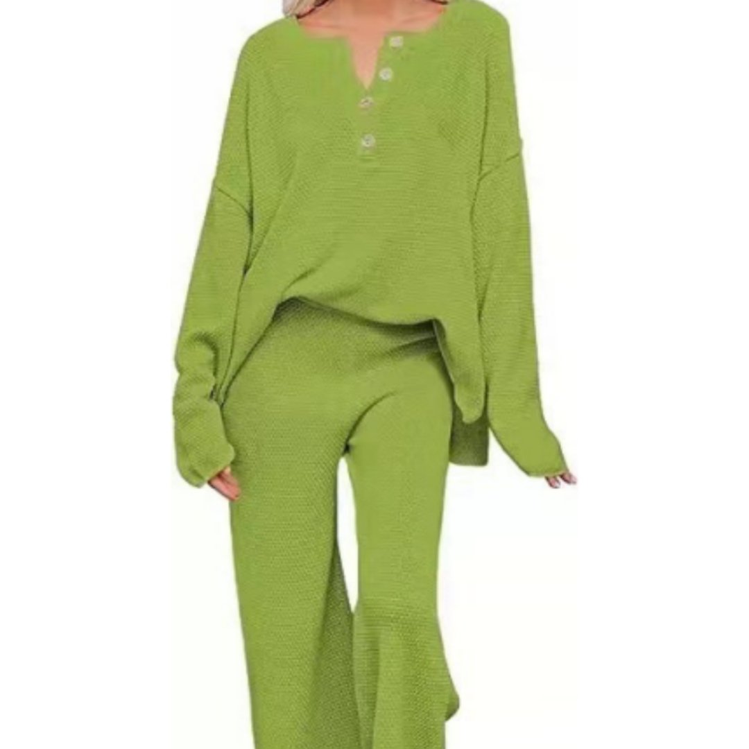 Women's Solid Color Jumpsuit Set Loose Fit Streetwear