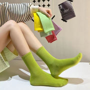 Colorful Mid-calf Socks for Women and Men