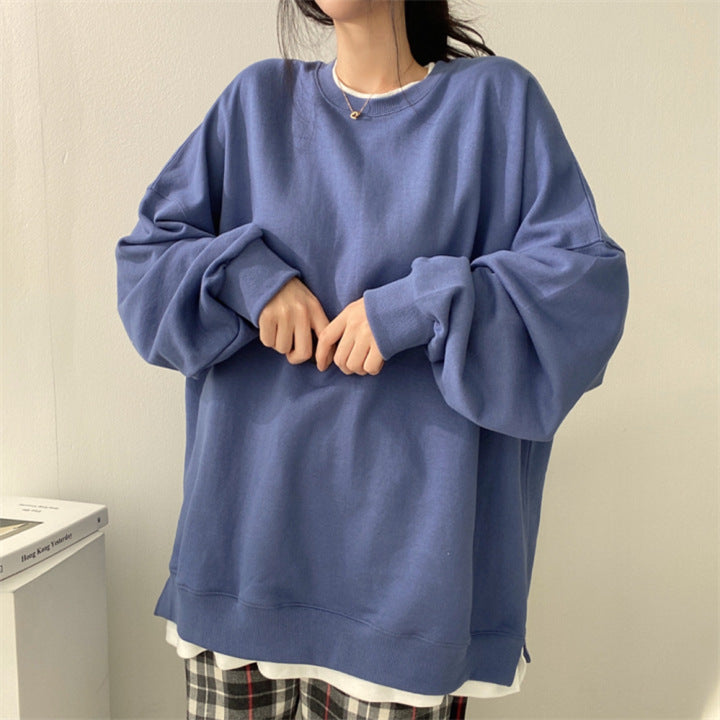 Women's Cozy Fleece-Lined Solid Color Hoodie