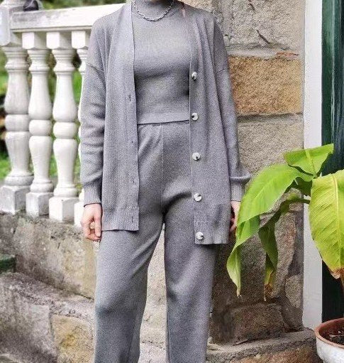 Cozy 3-Piece Wool Set