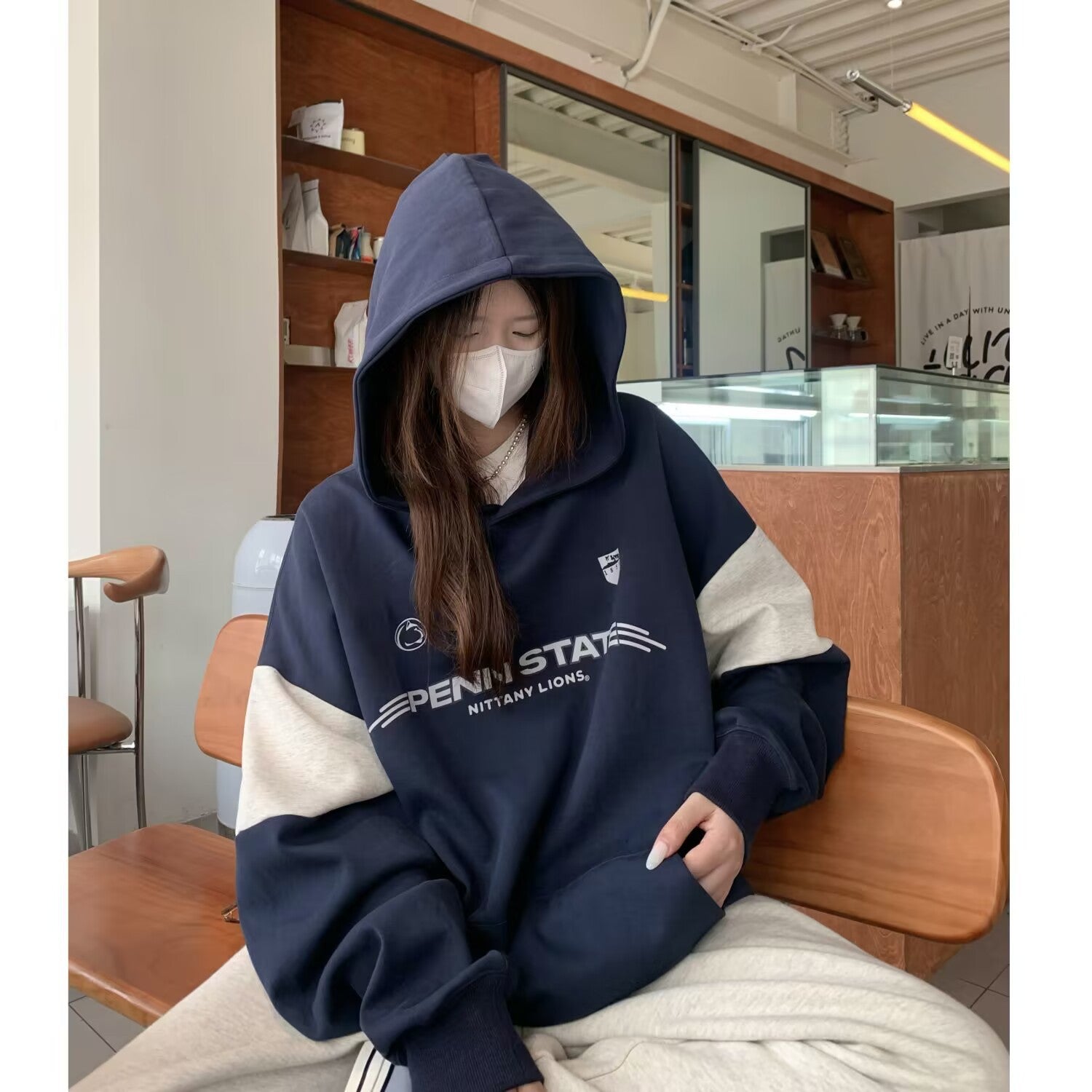 Cozy Autumn Hooded Pullover Sweatshirt for Women