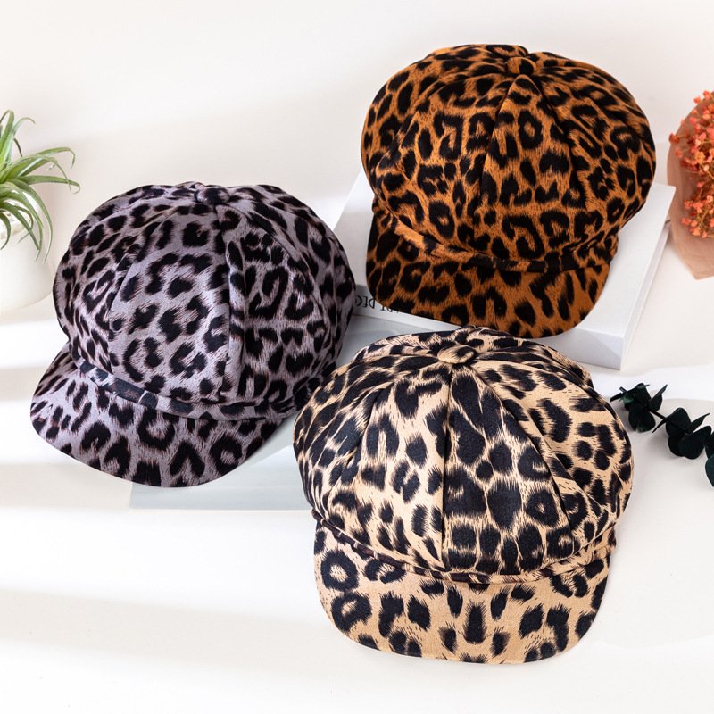 Warm Leopard Hat