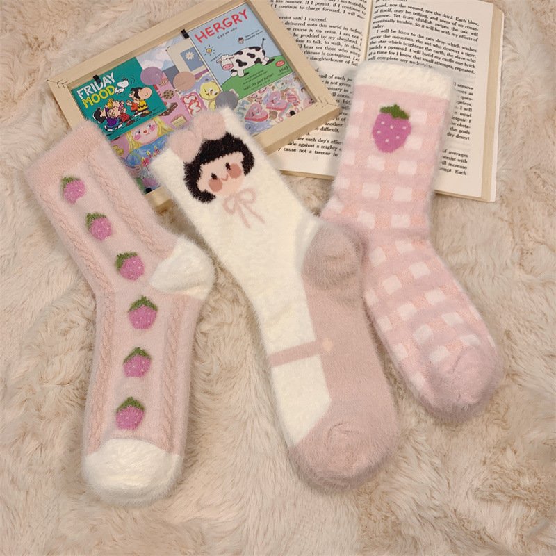 Warm Women's Plush Socks for Winter
