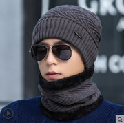Full Lace Wig Set with Long Hair and Scarf