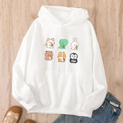 Boba Lovin Friends Graphic Fleece Hoodie