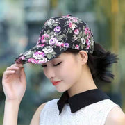 Floral Baseball Hat for Women - Sun Protection & Style