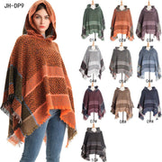 Cozy Hooded Shawl
