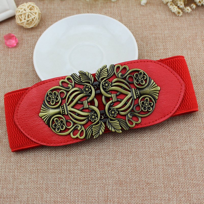 Retro Elastic Waistband Belt for Women