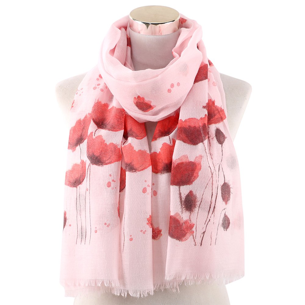 Summer Giraffe Printed Shawl for Women