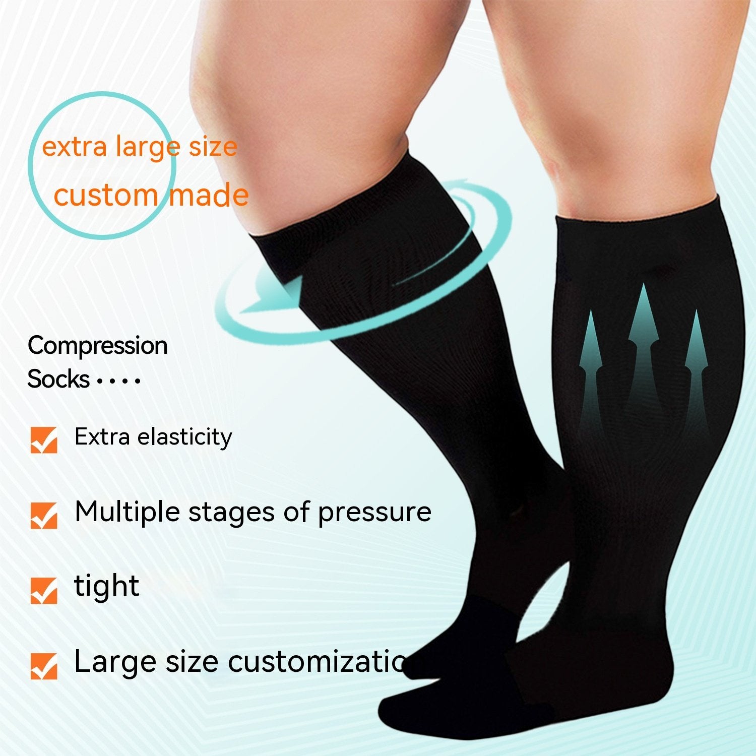 Comfortable Over-the-Knee Calf Socks for Women