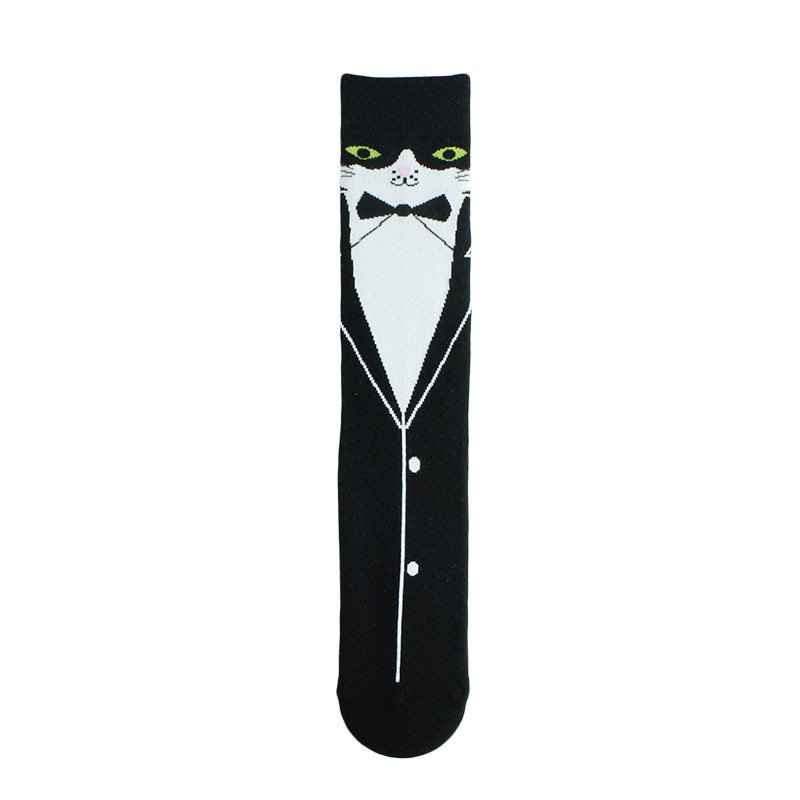 Cute Cartoon Cat Socks for Men & Women