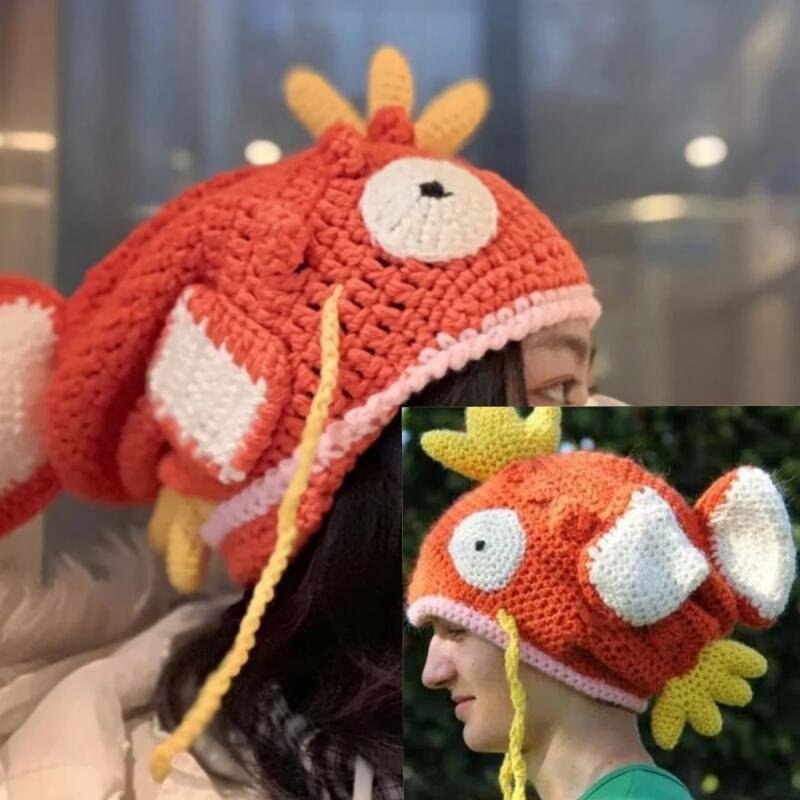 Warm Knitted Fish Hat
