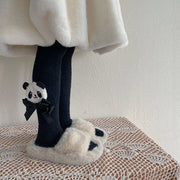 Winter Cute Panda Thermal Leggings for Women