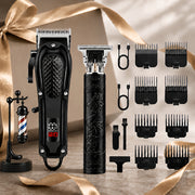Rechargeable Electric Grooming Kit with LCD Battery Display – Portable for Home, Travel and Car Use