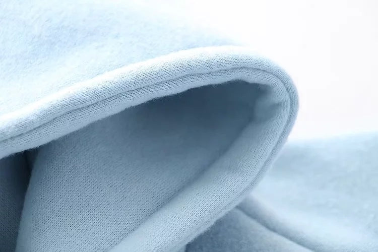 Women's Fleece-Lined Snowflake Embroidered Hoodie