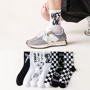 Sporty Checkerboard Socks