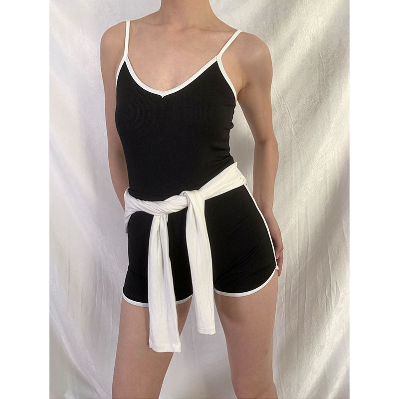 European And American Ballet Sports Yoga Suit Jumpsuit