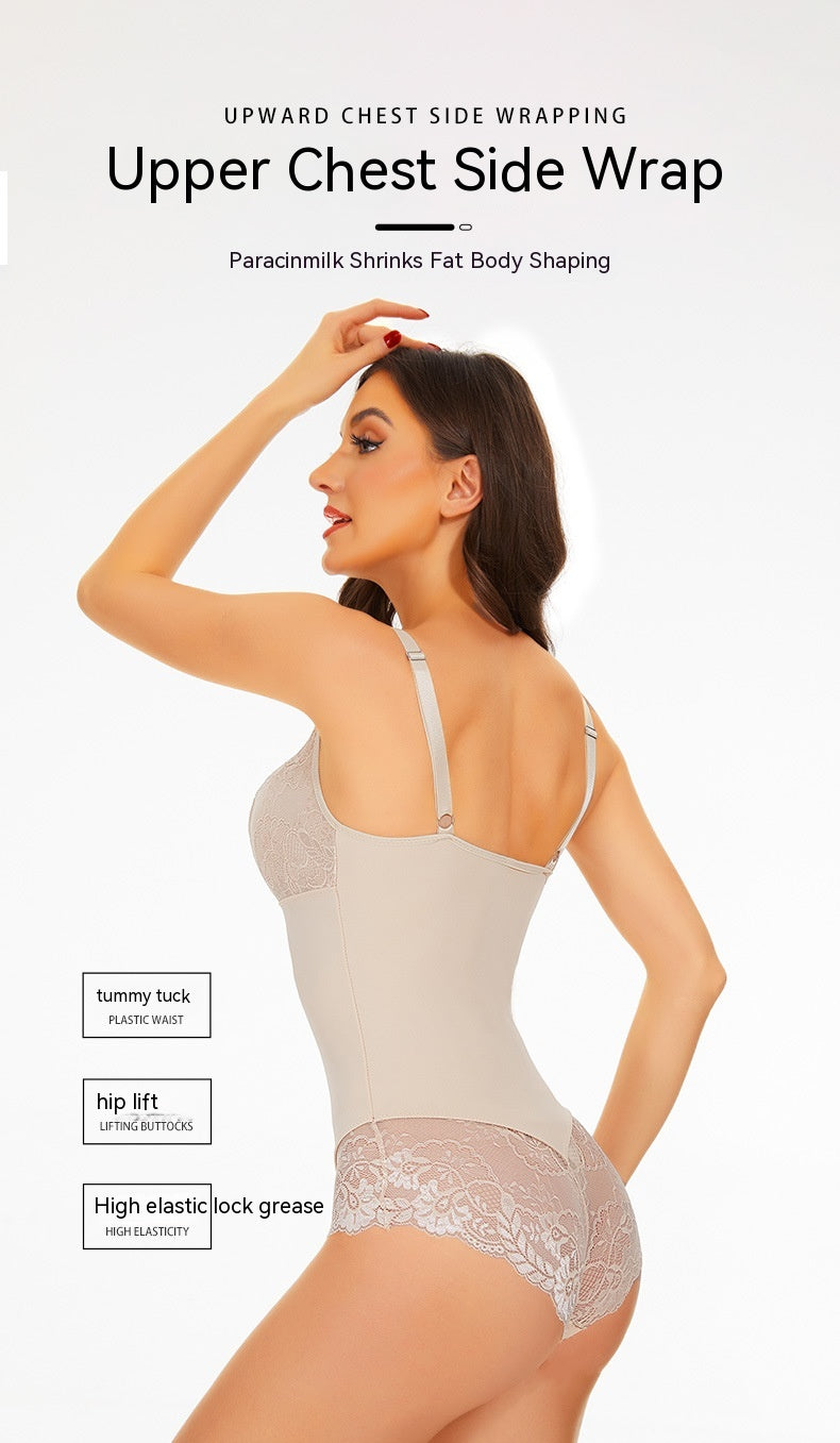 Siamese Body Shaping Belly Contracting Hip Raise Shaping Suspender Underwear Elastic Corset Slimming