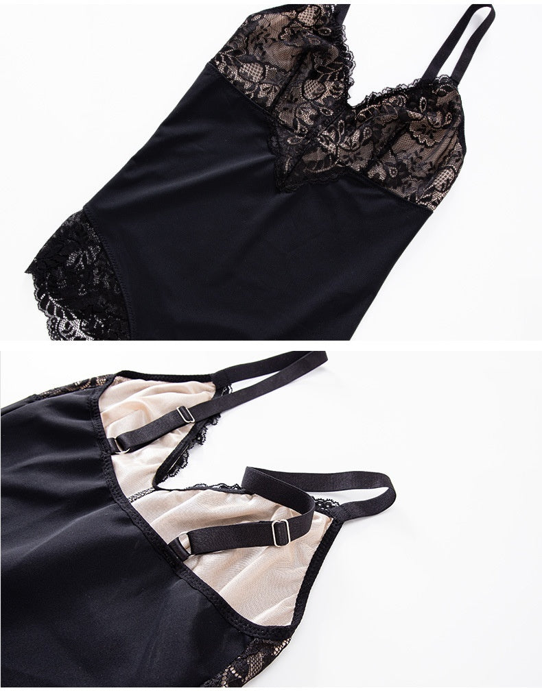 Siamese Body Shaping Belly Contracting Hip Raise Shaping Suspender Underwear Elastic Corset Slimming