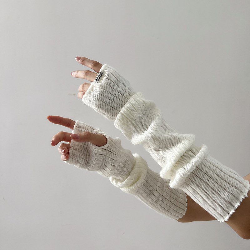 Warm Fingerless Gloves for Women