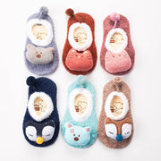 Non-Slip Cartoon Socks for Babies & Kids