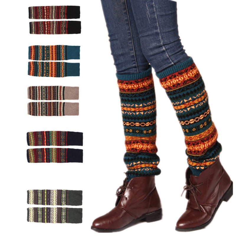 Warm Winter Boot Leg Guard Set for Women