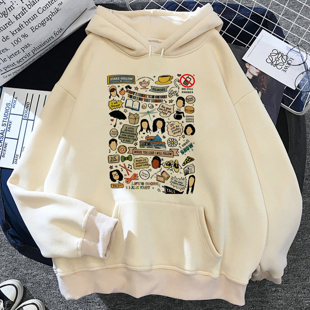 Gilmore Girls Y2K Vintage Winter Pullover Hoodie