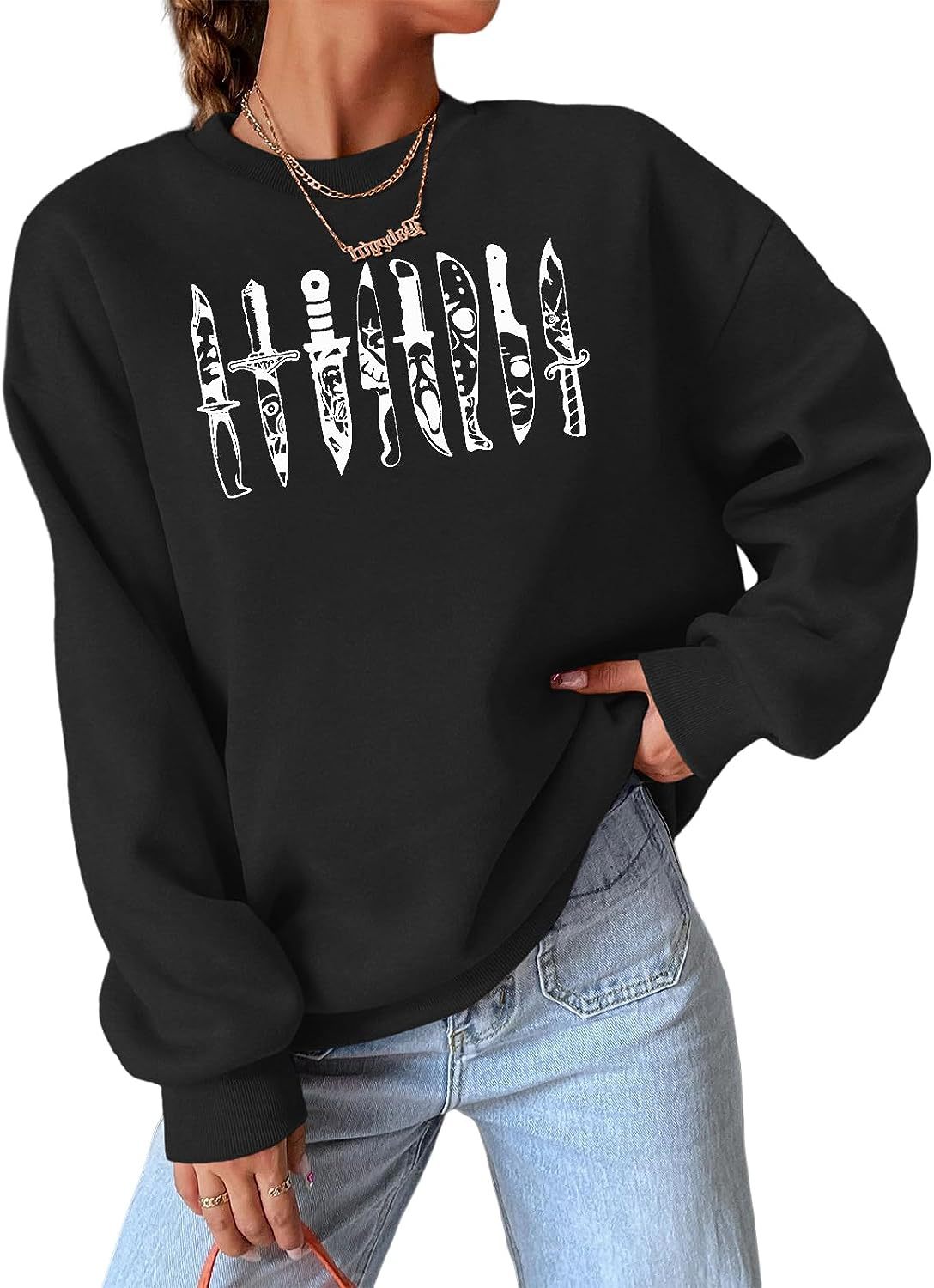 Women's Casual Cartoon Print Hoodie
