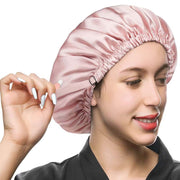 Double Layer Shower Cap for Women and Men