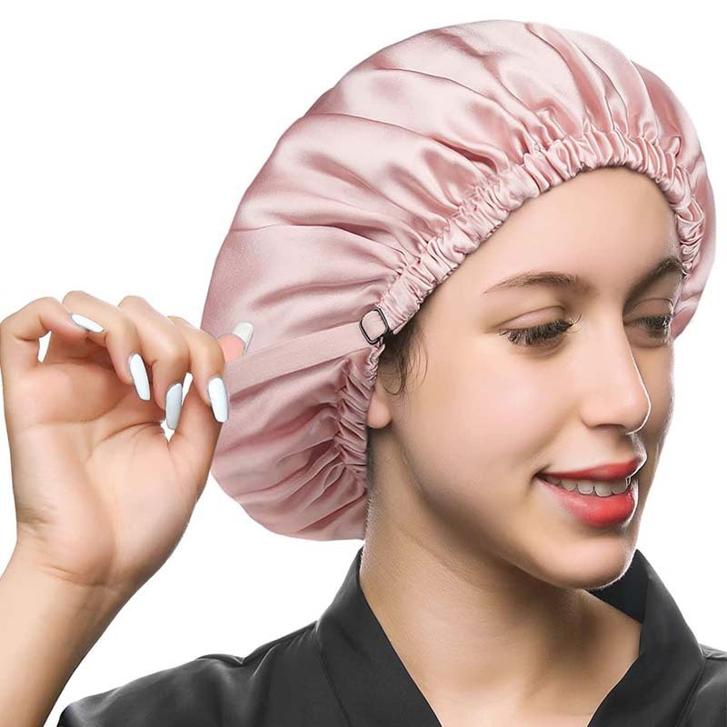 Double Layer Shower Cap for Women and Men