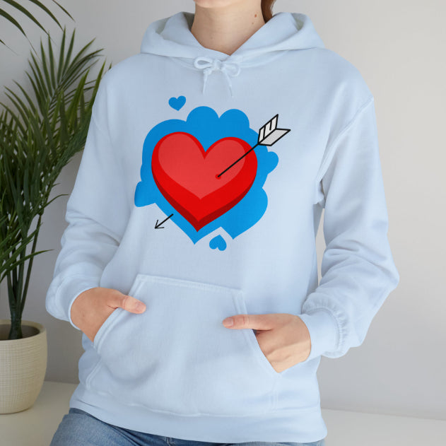 Cute Cartoon Print Hooded Sweatshirt for Women