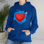 Cute Cartoon Print Hooded Sweatshirt for Women