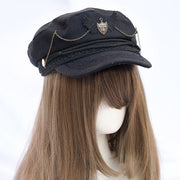 Black Beret for Women - Simple Lolita Design