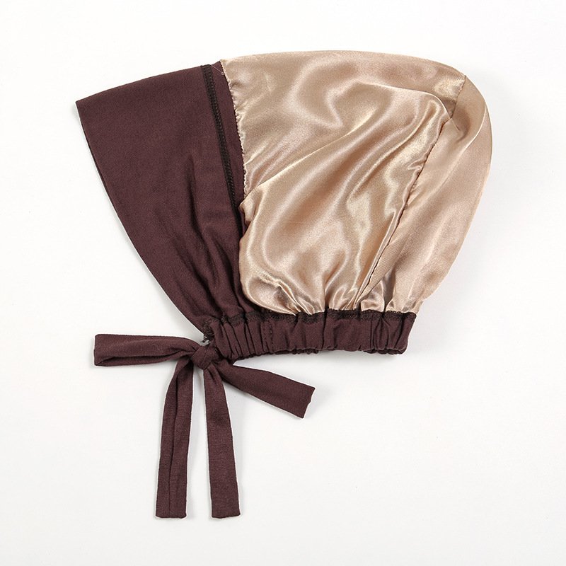 Simple Cotton Elastic Lace-up Ethnic Headscarf for Women