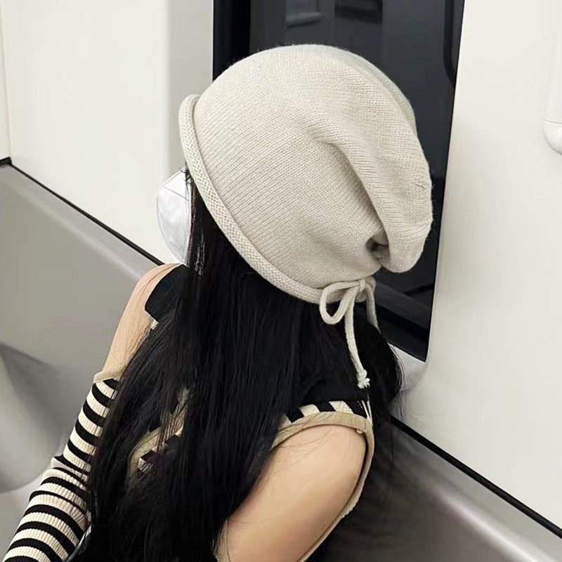 Warm Knitted Hats for Women - Adjustable & Cozy