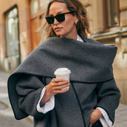 Add a Pop of Color with Contrast Scarf