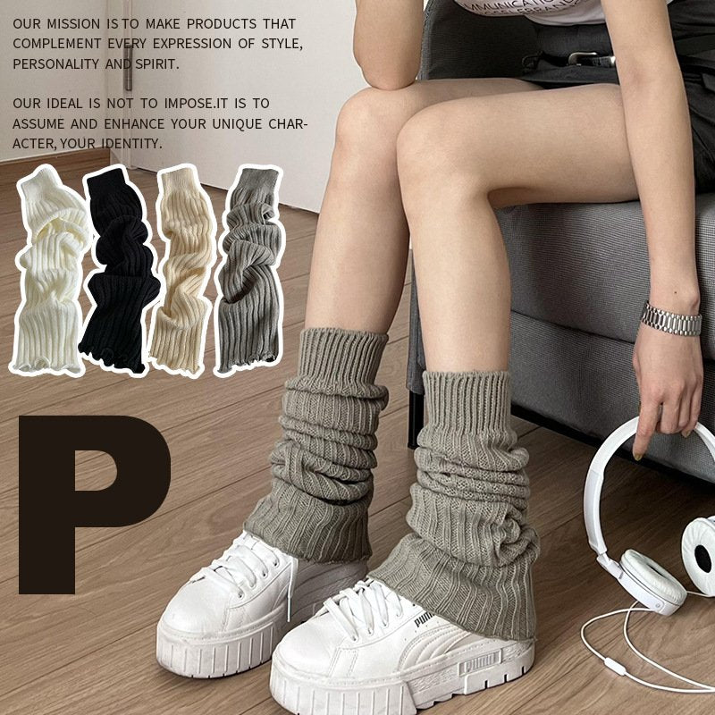 Cozy Striped Leg Warmers for Women
