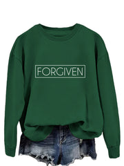 Trendy Loose Long Sleeve Printed Sweatshirt