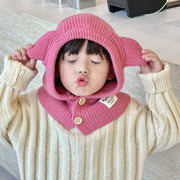 Warm Kids Hat Scarf