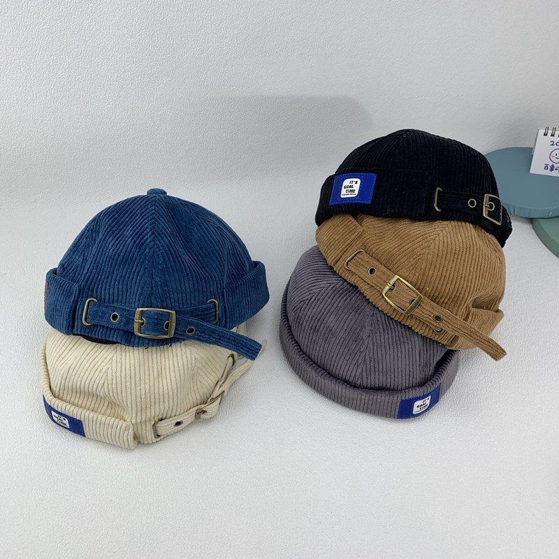Trendy Corduroy Cap for Women