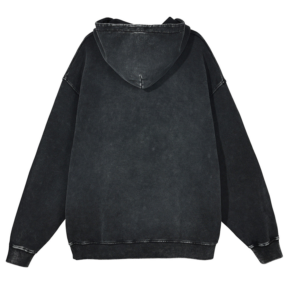 Retro Digital Print Unisex Pullover Sweatshirt