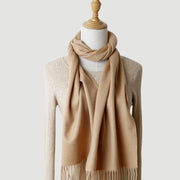 Women's Cashmere Tassel Scarf