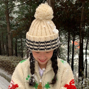 Warm Woolen Earflap Hat for Women