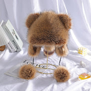 Warm Raccoon Ear Hat