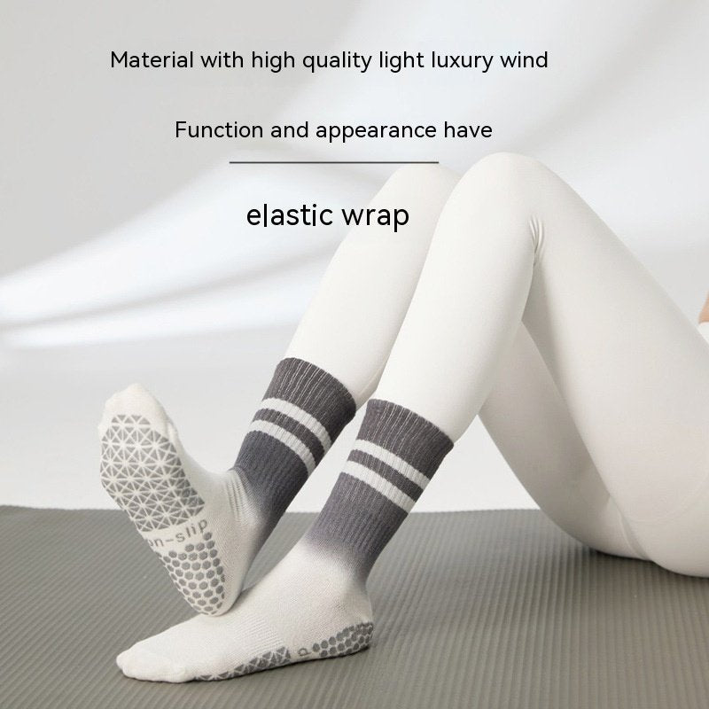 Stay Dry & Grip with Gradient Yoga Socks