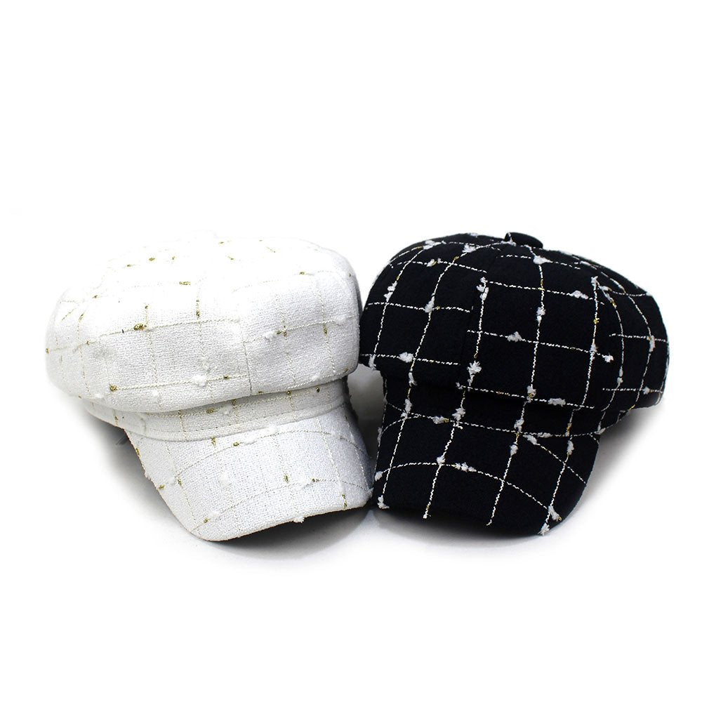 Warm Plaid Hat
