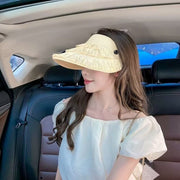 Wide-Brimmed Summer Sun Hat for Women